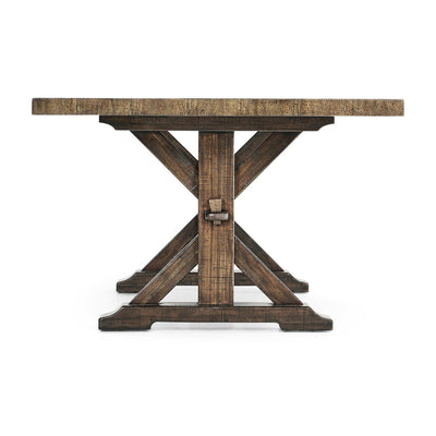 Solid Wood Dining Table-Jonathan Charles-JCHARLES-491059-90L-CFW-Dining TablesCountry Walnut-90"-11-France and Son