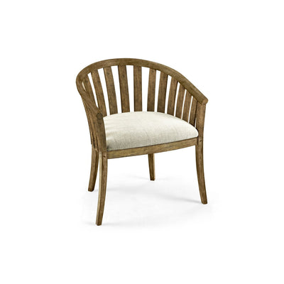 Casual Tub Arm Chair-Jonathan Charles-JCHARLES-491047-AC-DTM-F400-Dining ChairsMedium Driftwood-3-France and Son