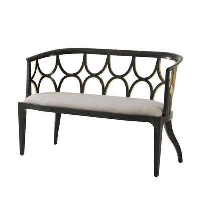Ebonised Connaught Settee-Theodore Alexander-THEO-4502-021.1BFF-Sofas-1-France and Son