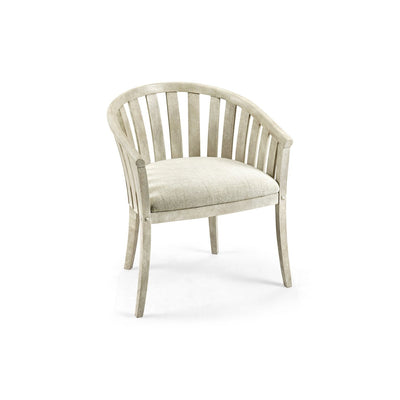 Casual Tub Arm Chair-Jonathan Charles-JCHARLES-491047-AC-DTW-F400-Dining ChairsWhitewash Driftwood-4-France and Son