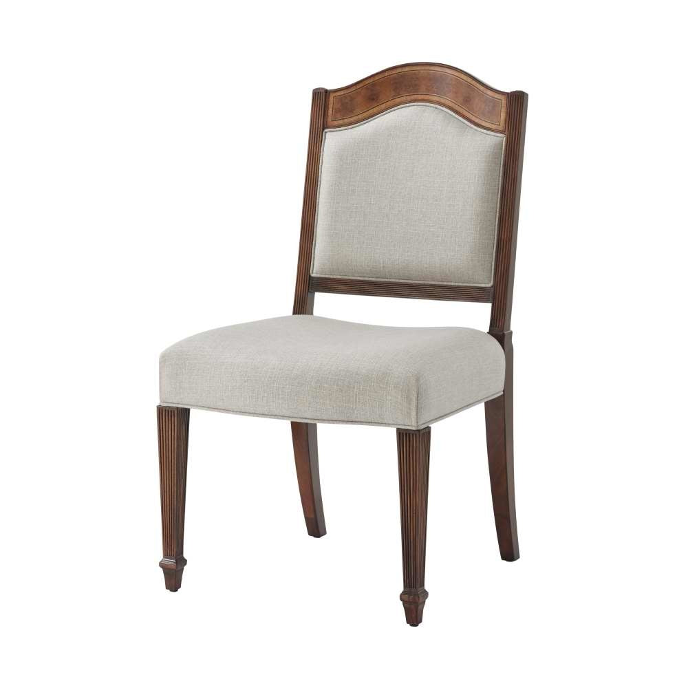 Sheratons Satinwood Side Chair-Theodore Alexander-THEO-4005-045.1BFD-Dining Chairs-1-France and Son