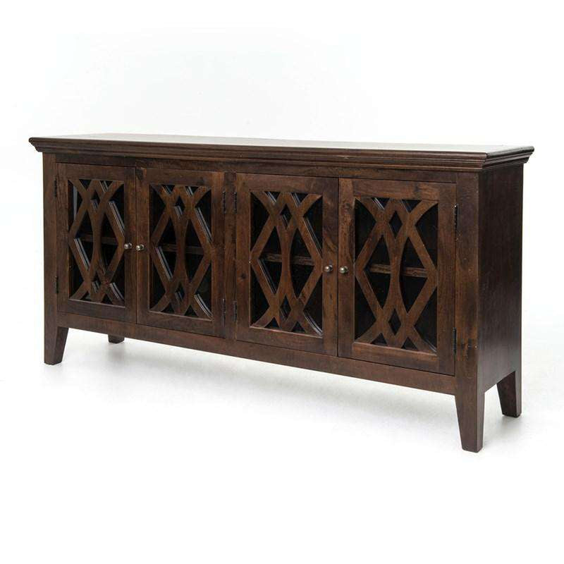 Azalea Sideboard 4 Door-Four Hands-FH-IAZL-S-Sideboards & CredenzasAntique Brown-8-France and Son
