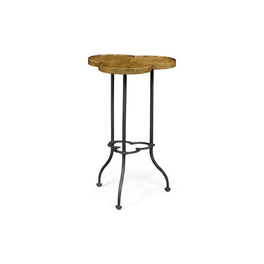 Trefoil Lamp Table-Jonathan Charles-JCHARLES-491161-LBC-Side TablesLight Brown Chestnut-1-France and Son
