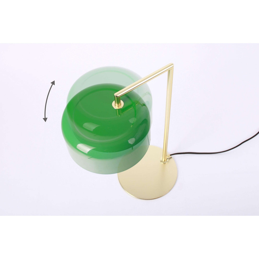 Lalu+ Table Lamp - Jolly Green-Seed Design-SEED-SQ-250MDR-GRN-Table Lamps-4-France and Son
