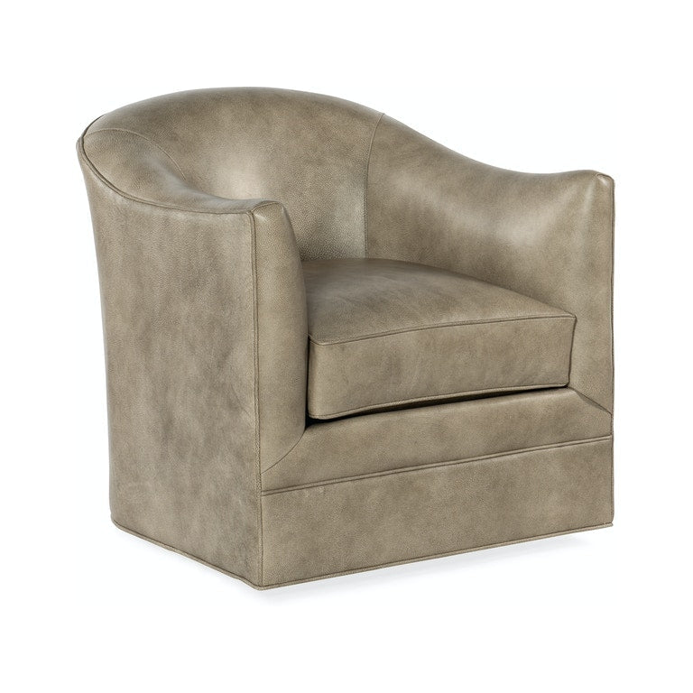 Gideon Swivel Club Chair-Hooker-HOOKER-CC302-SW-080-Lounge ChairsCream-1-France and Son