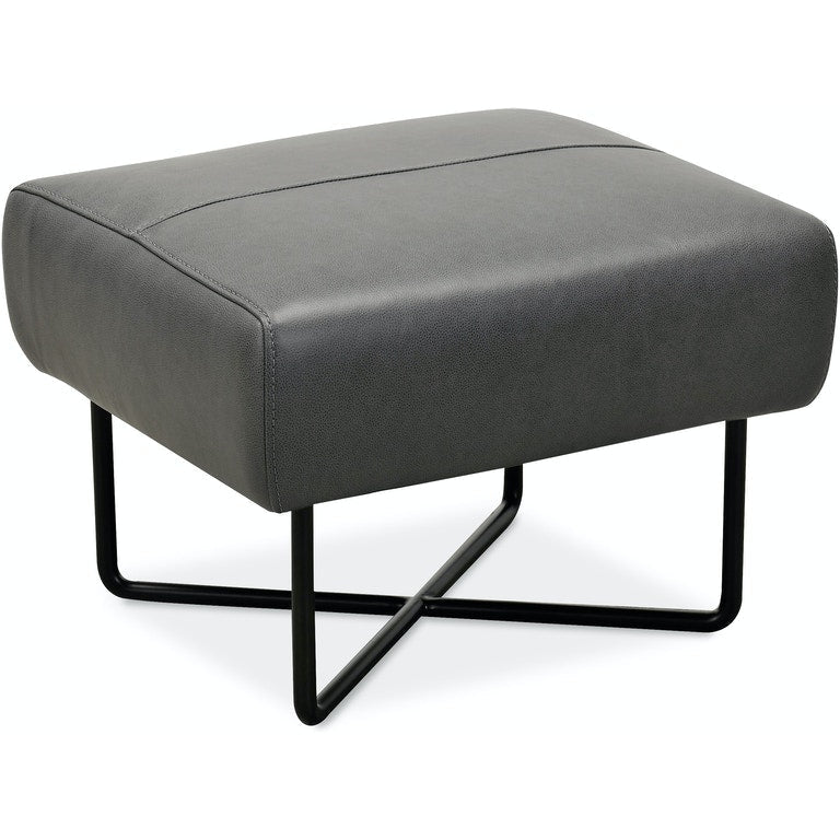 Efron Ottoman w/ Black Metal Base-Hooker-HOOKER-CC443-OT-097-Stools & Ottomans-1-France and Son