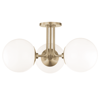 Stella 3 Light Semi Flush-Mitzi-HVL-H105603-AGB-Bathroom LightingAged Brass-1-France and Son