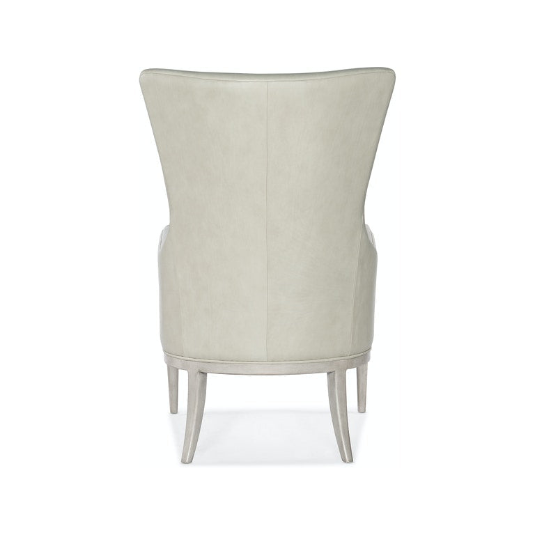 Kyndall Club Chair with Accent Pillow-Hooker-HOOKER-CC903-092-Lounge ChairsGrey-4-France and Son