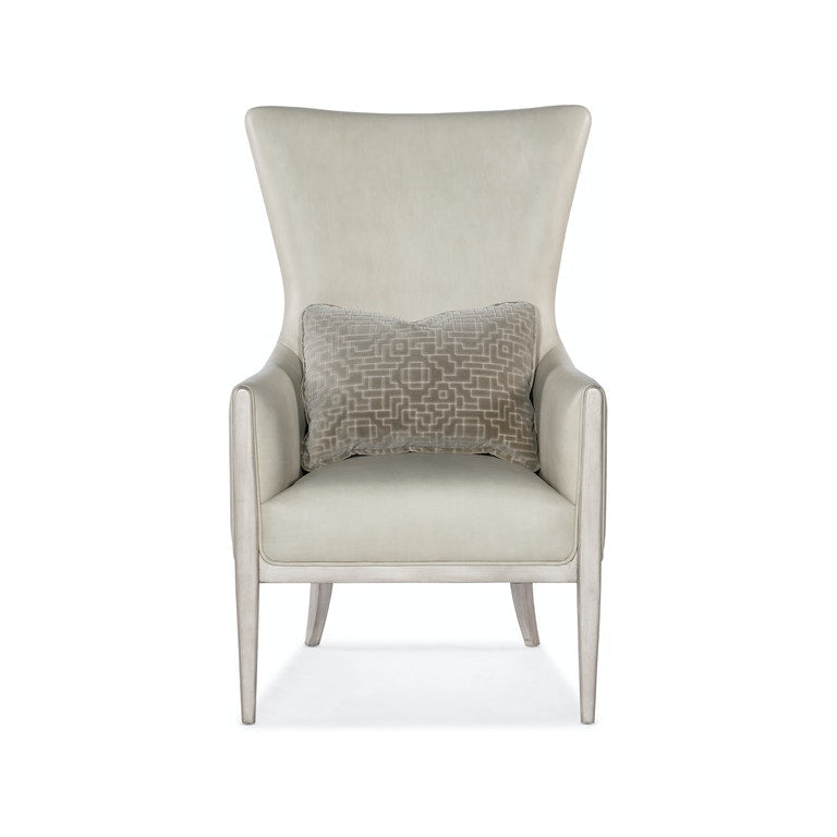 Kyndall Club Chair with Accent Pillow-Hooker-HOOKER-CC903-092-Lounge ChairsGrey-8-France and Son
