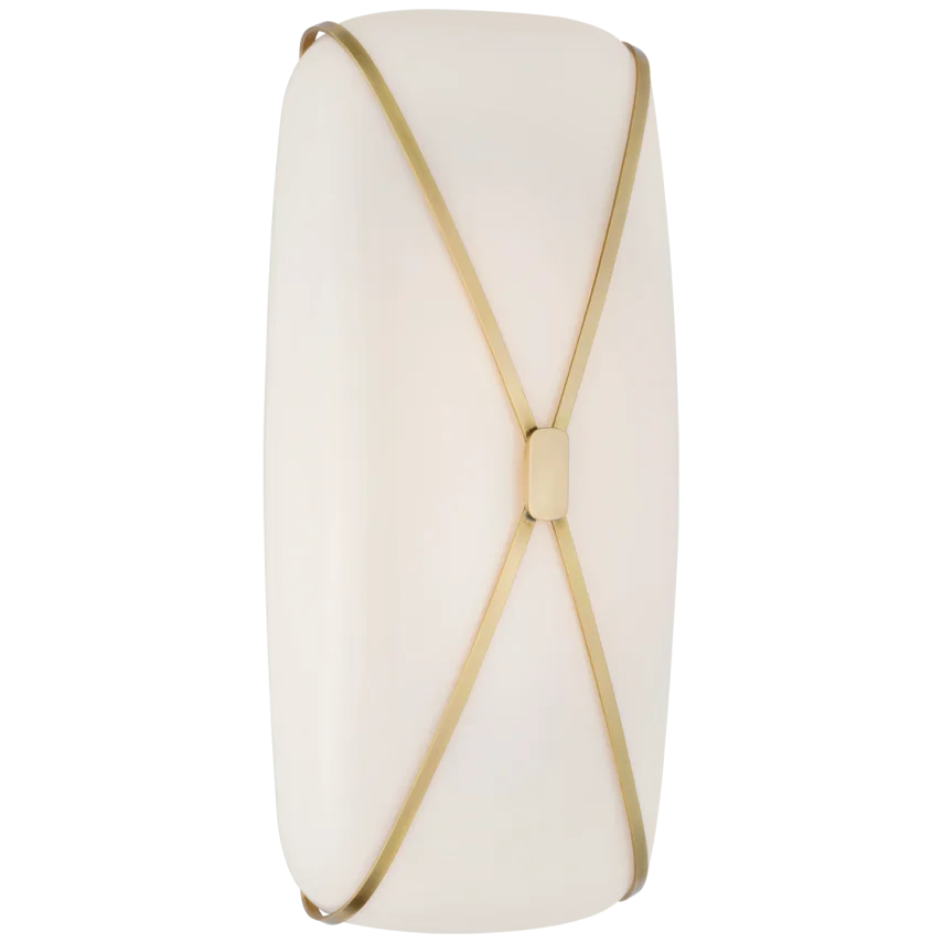 Fonclay 18" Linear Bath Sconce-Visual Comfort-VISUAL-CD 2006SB-WG-Bathroom LightingSoft Brass-3-France and Son