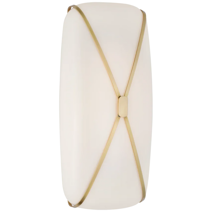 Fonclay 18" Linear Bath Sconce-Visual Comfort-VISUAL-CD 2006SB-WG-Bathroom LightingSoft Brass-3-France and Son