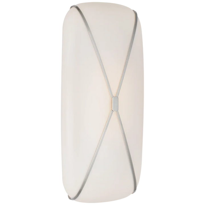 Fonclay 24" Linear Bath Sconce-Visual Comfort-VISUAL-CD 2007PN-WG-Bathroom LightingPolished Nickel-2-France and Son