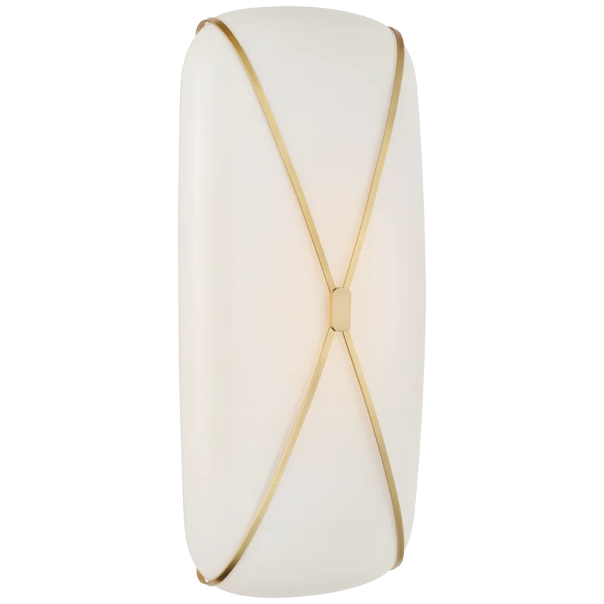 Fonclay 24" Linear Bath Sconce-Visual Comfort-VISUAL-CD 2007SB-WG-Bathroom LightingSoft Brass-3-France and Son