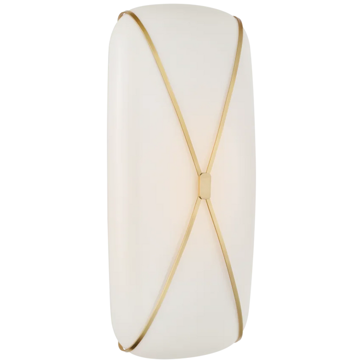 Fonclay 24" Linear Bath Sconce-Visual Comfort-VISUAL-CD 2007SB-WG-Bathroom LightingSoft Brass-3-France and Son