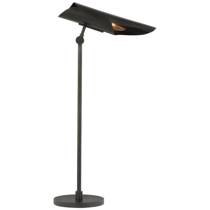 Flowna Desk Lamp-Visual Comfort-VISUAL-CD 3020GM-Table LampsGun Metal-1-France and Son