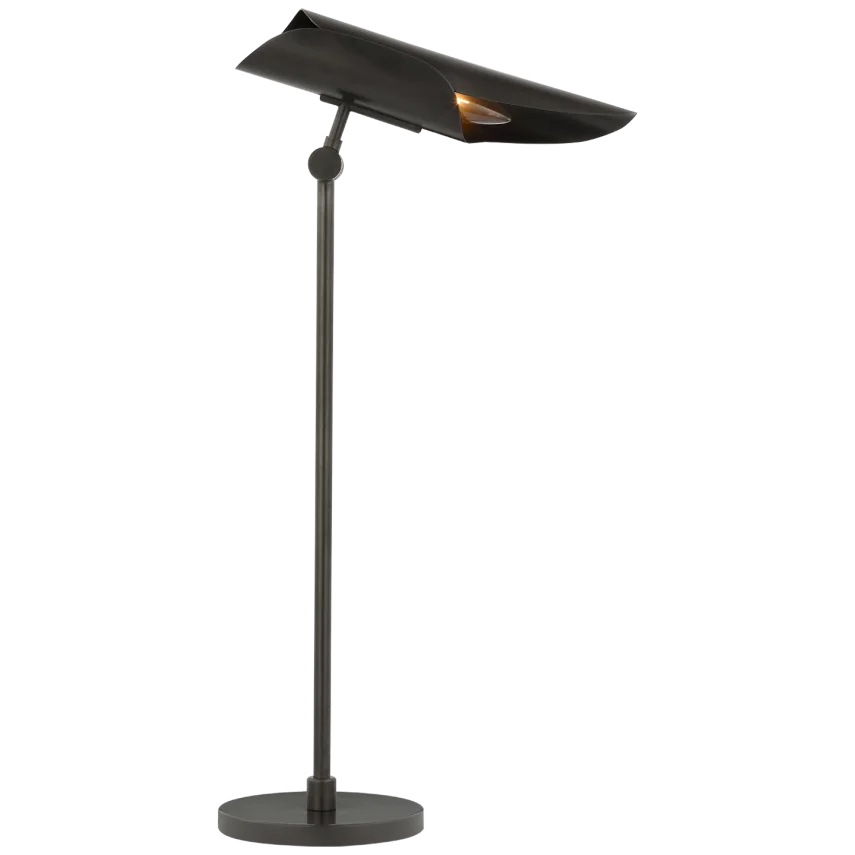 Flowna Desk Lamp-Visual Comfort-VISUAL-CD 3020GM-Table LampsGun Metal-1-France and Son