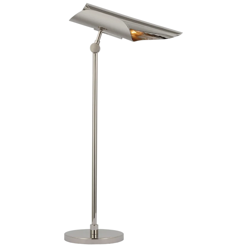 Flowna Desk Lamp-Visual Comfort-VISUAL-CD 3020PN-Table LampsPolished Nickel-2-France and Son