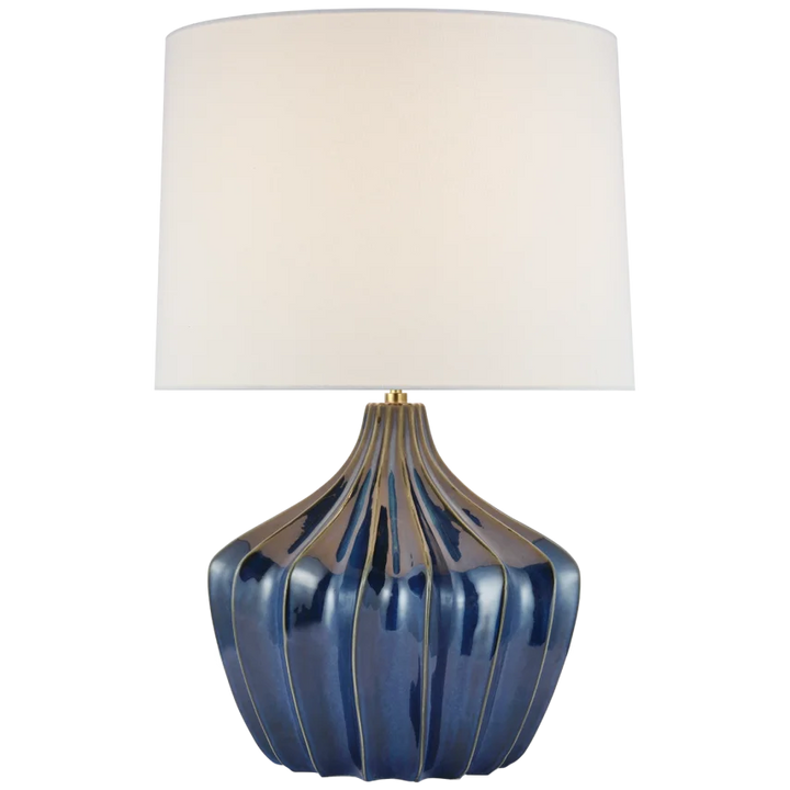 Sunny Large Table Lamp-Visual Comfort-VISUAL-CD 3602MBB-L-Table LampsMixed Blue Brown-1-France and Son