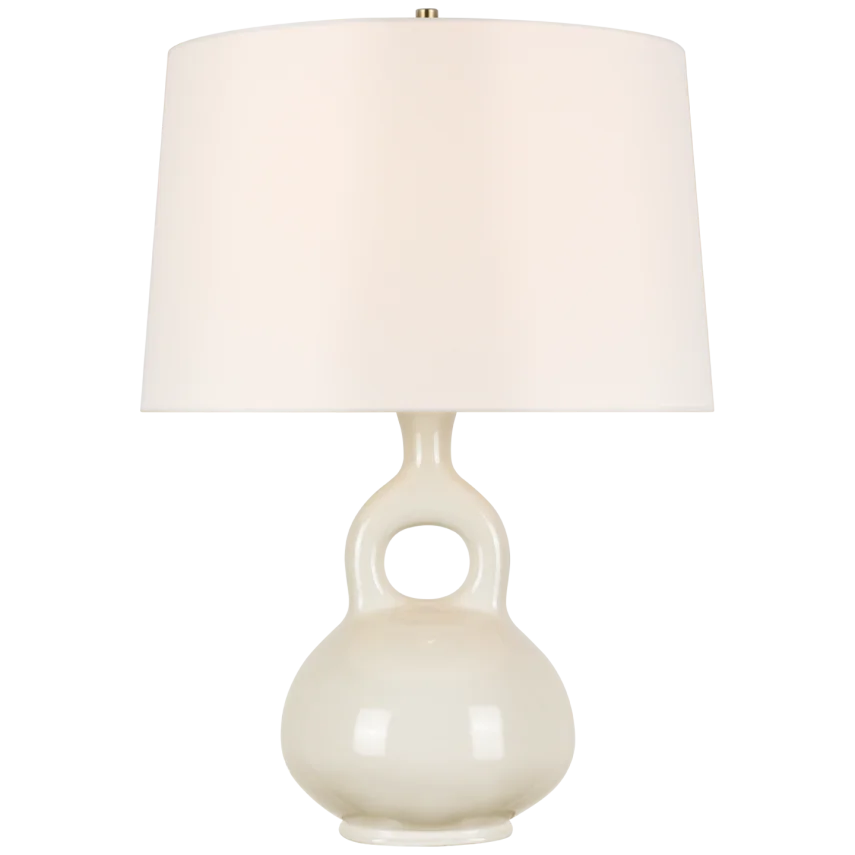 Laluna Large Table Lamp-Visual Comfort-VISUAL-CD 3612IVO-L-Table LampsIvory-1-France and Son