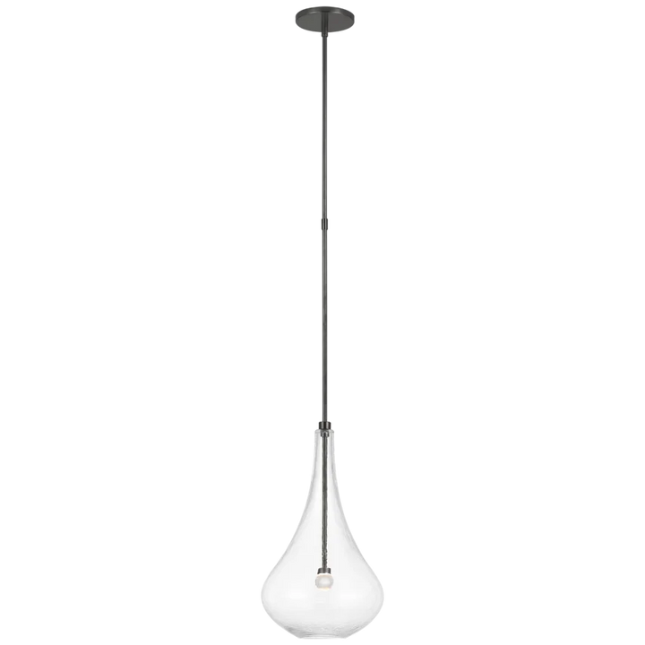 Lumme Small Pendant-Visual Comfort-VISUAL-CD 5027GM-CG-PendantsGun Metal-1-France and Son