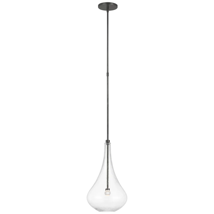 Lumme Small Pendant-Visual Comfort-VISUAL-CD 5027GM-CG-PendantsGun Metal-1-France and Son