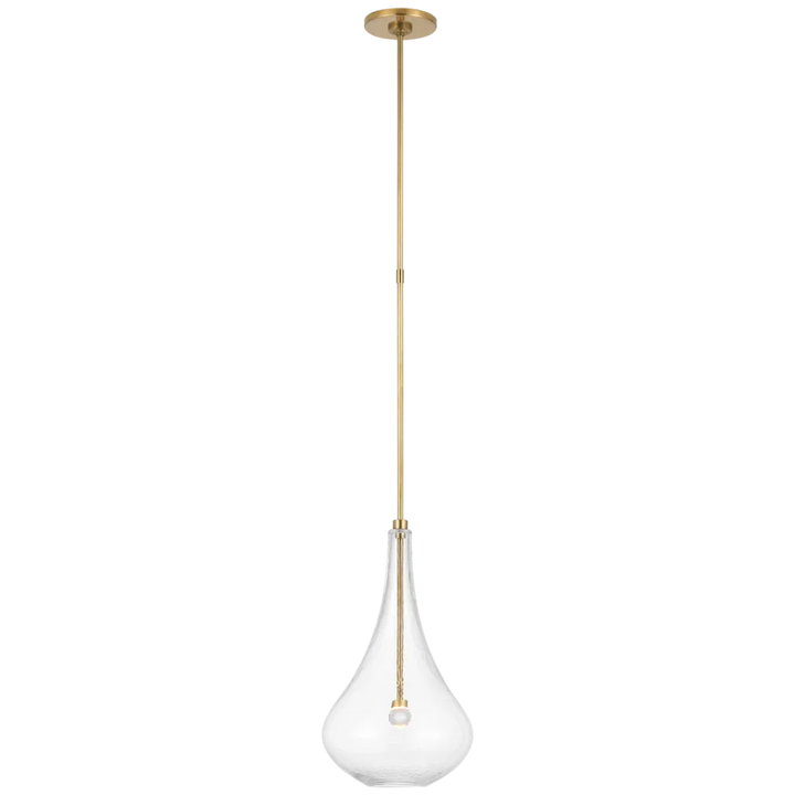 Lumme Small Pendant-Visual Comfort-VISUAL-CD 5027SB-CG-PendantsSoft Brass-3-France and Son