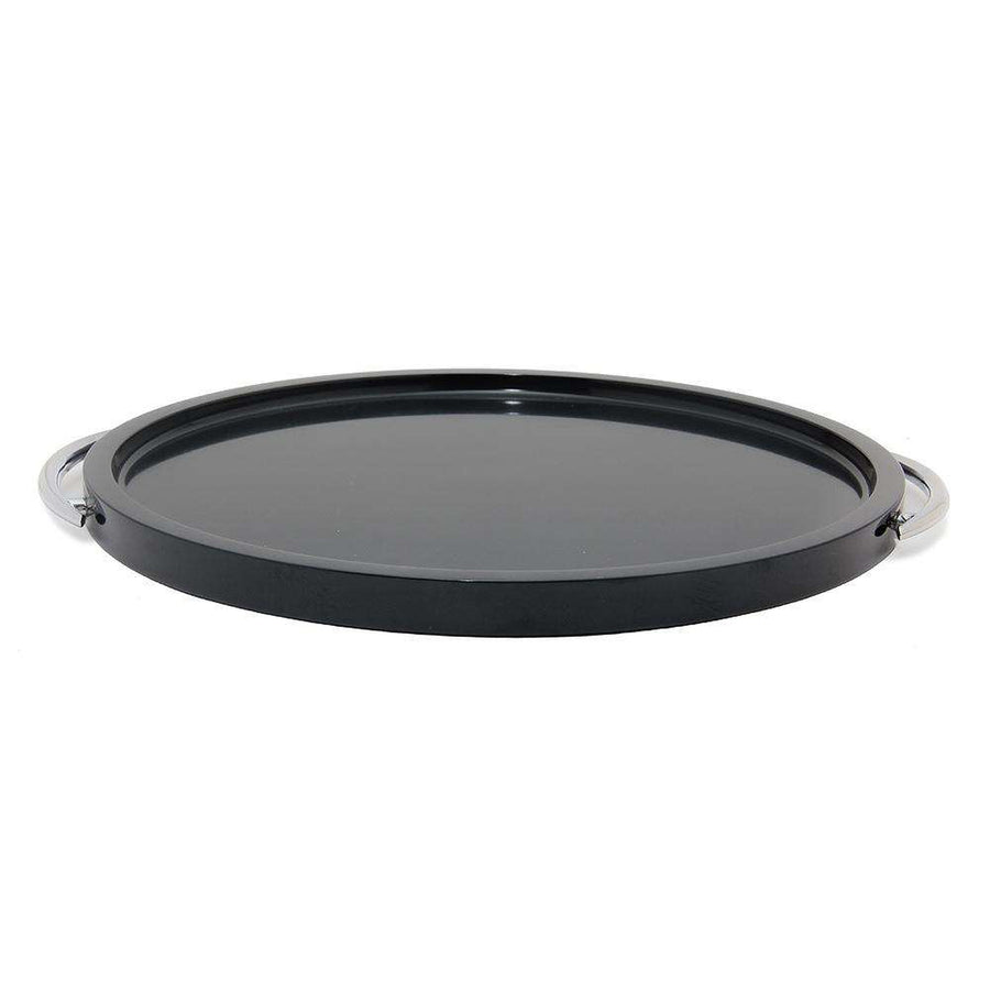 Jet Black 12" Marble Place Tray