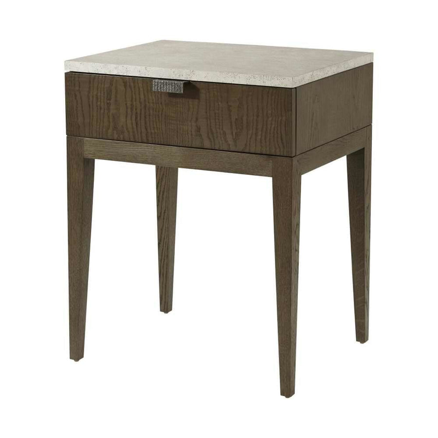 Catalina Single Drawer Nightstand-Theodore Alexander-THEO-TA50092.C301-NightstandsEarth-1-France and Son