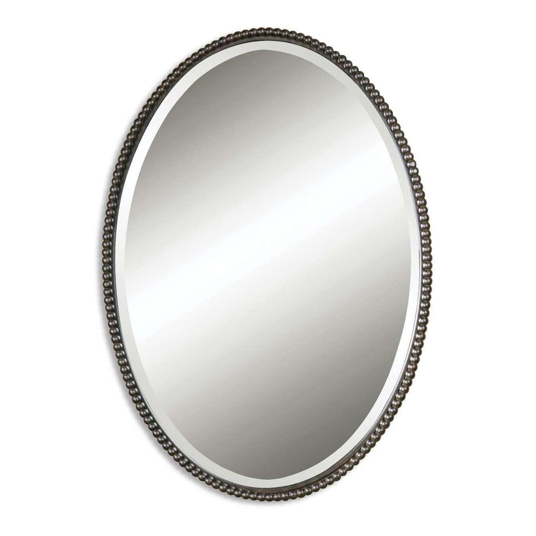 Sherise Bronze Oval Mirror-Uttermost-UTTM-01101 B-Mirrors-1-France and Son