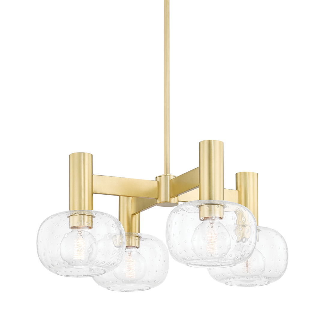 Harlow 4 Light Chandelier-Mitzi-HVL-H403804-AGB-ChandeliersAged Brass-1-France and Son