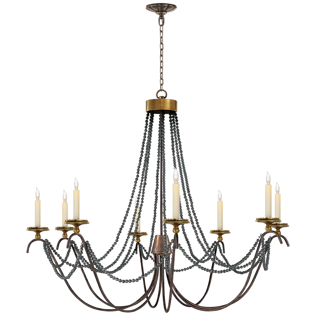 Marie Large Chandelier-Visual Comfort-VISUAL-CHC 1413R-Chandeliers-1-France and Son