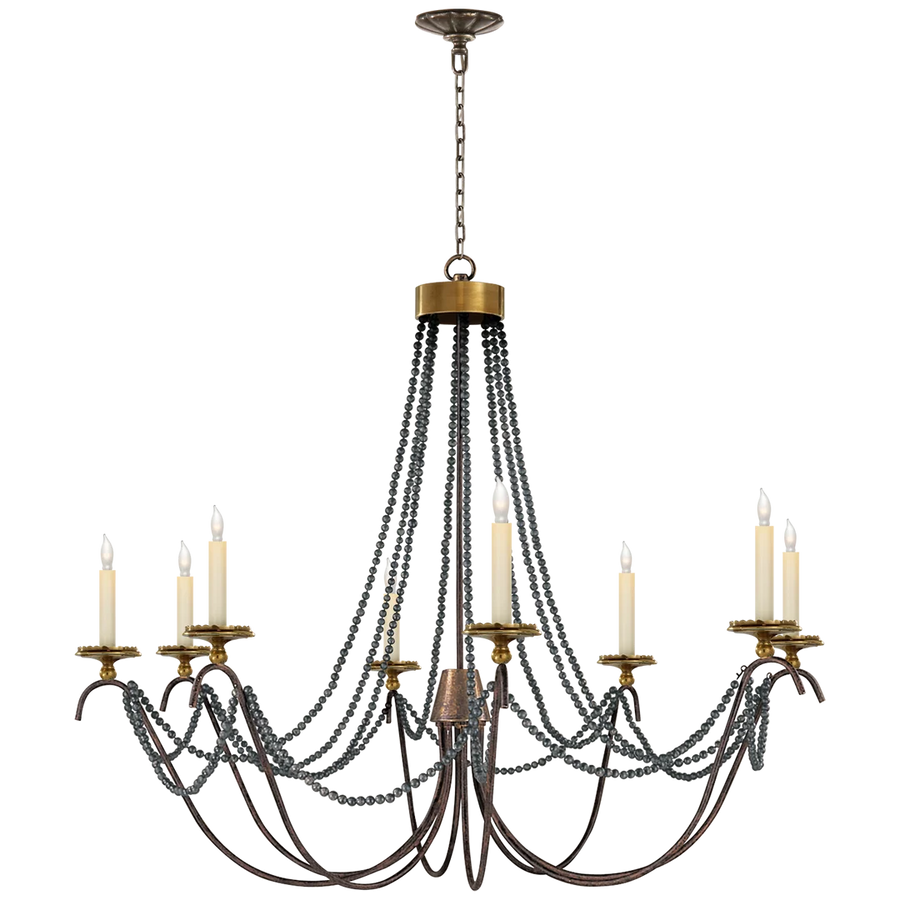 Marie Large Chandelier-Visual Comfort-VISUAL-CHC 1413R-Chandeliers-1-France and Son