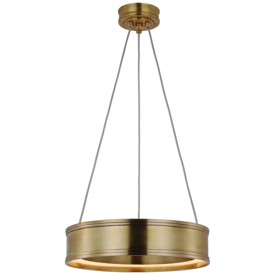 Corla Ring Chandelier-Visual Comfort-VISUAL-CHC 1611AB-ChandeliersAntique-Burnished Brass/14"-5-France and Son