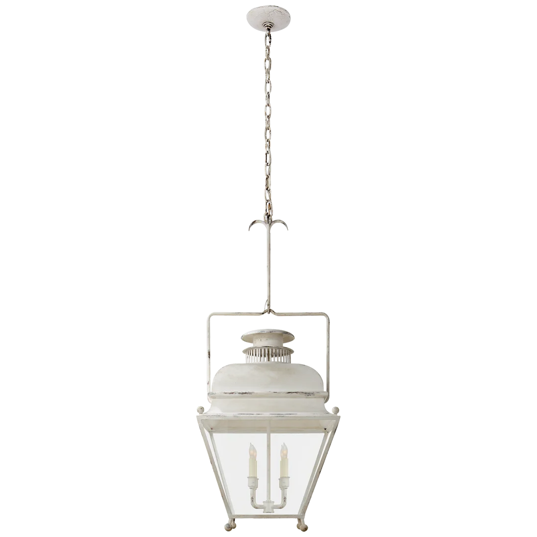 Halley Large Lantern-Visual Comfort-VISUAL-CHC 2216OW-ChandeliersOld White-2-France and Son