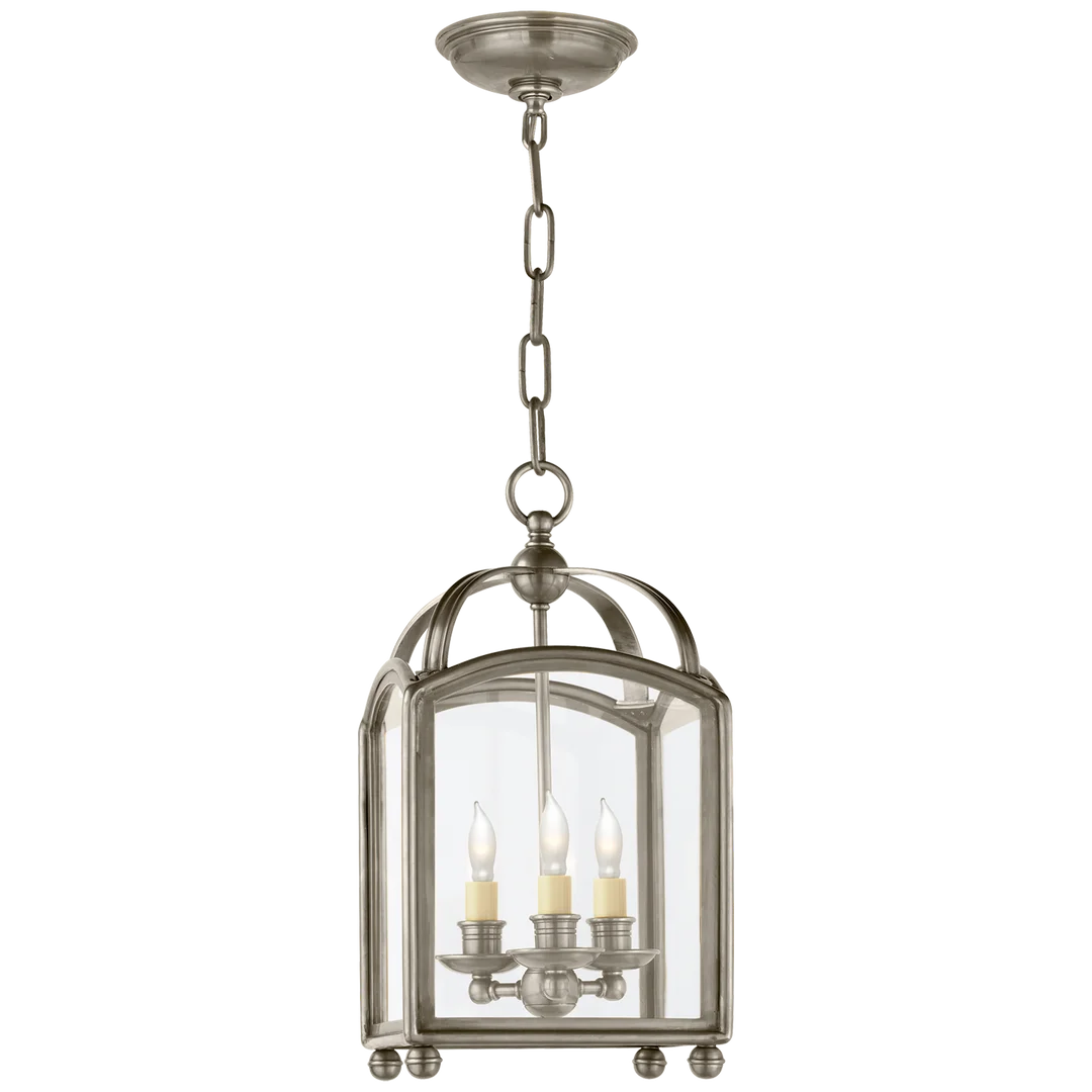 Arcy Top Mini Lantern-Visual Comfort-VISUAL-CHC 3420AN-ChandeliersAntique Nickel-2-France and Son