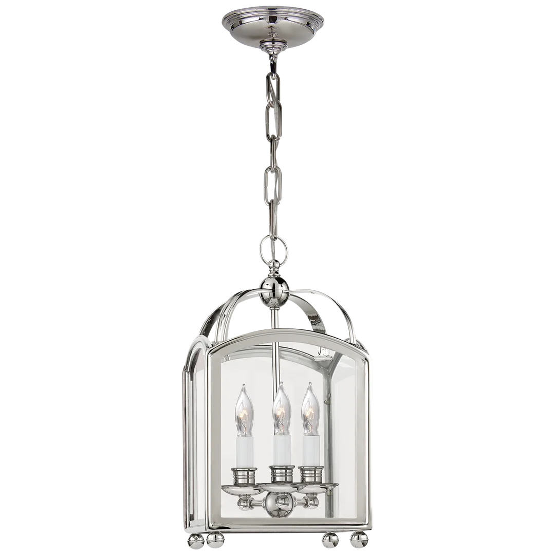 Arcy Top Mini Lantern-Visual Comfort-VISUAL-CHC 3420PN-ChandeliersPolished Nickel-4-France and Son