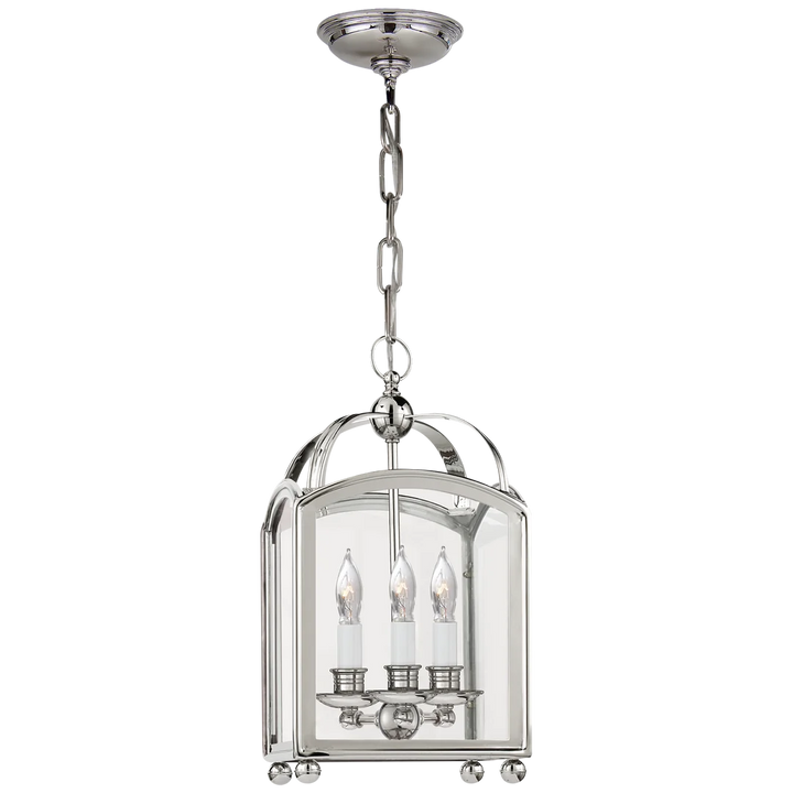 Arcy Top Mini Lantern-Visual Comfort-VISUAL-CHC 3420PN-ChandeliersPolished Nickel-4-France and Son