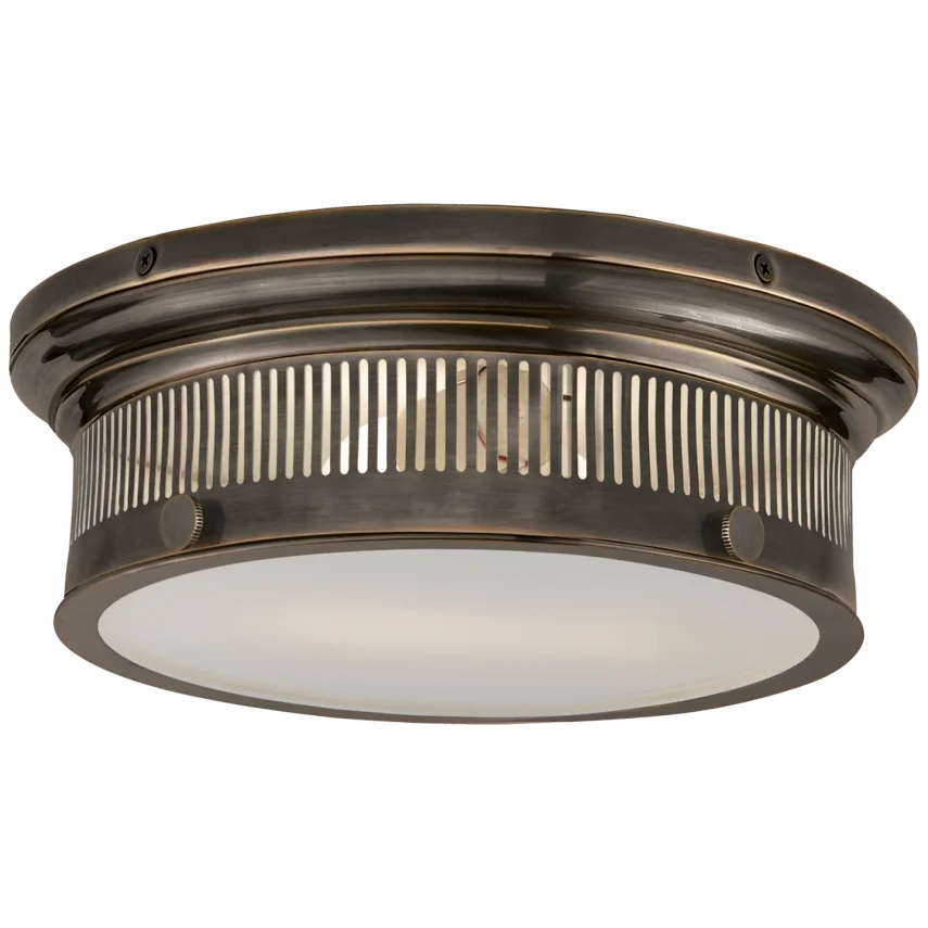 Alden Small Flush Mount-Visual Comfort-VISUAL-CHC 4391BZ-WG-Flush MountsBronze-2-France and Son