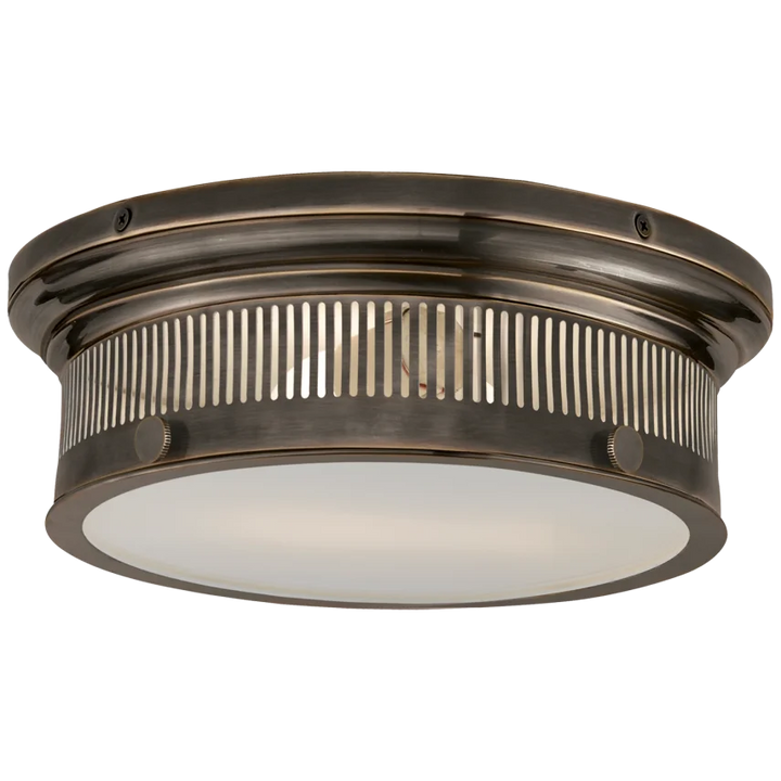 Alden Small Flush Mount-Visual Comfort-VISUAL-CHC 4391BZ-WG-Flush MountsBronze-2-France and Son