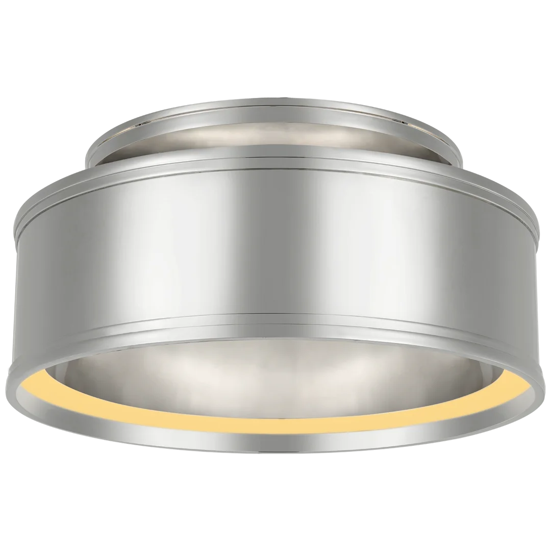 Corla Flush Mount-Visual Comfort-VISUAL-CHC 4611PN-Flush MountsPolished Nickel/14"-7-France and Son