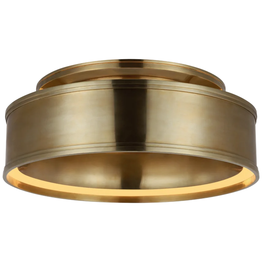 Corla 18" Flush Mount-Visual Comfort-VISUAL-CHC 4612AB-Flush MountsAntique-Burnished Brass-1-France and Son