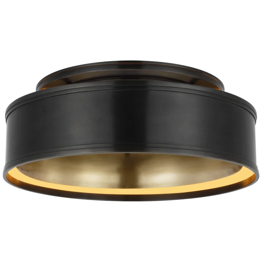 Corla 18" Flush Mount-Visual Comfort-VISUAL-CHC 4612BZ-Flush MountsBronze-2-France and Son