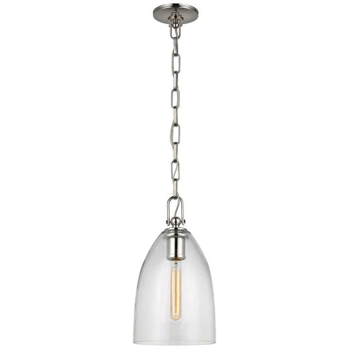 Andreas Medium Pendant-Visual Comfort-VISUAL-CHC 5425PN-CG-PendantsPolished Nickel-Clear Glass-4-France and Son