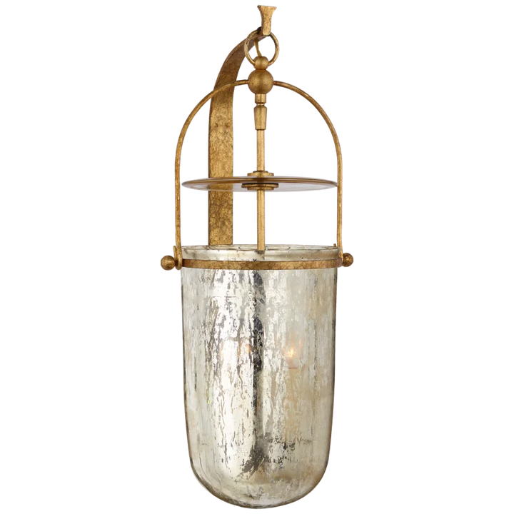 Lorde Medium Sconce-Visual Comfort-VISUAL-CHD 2270GI-MG-Wall LightingGilded Iron-Antiqued Mercury Glass-2-France and Son