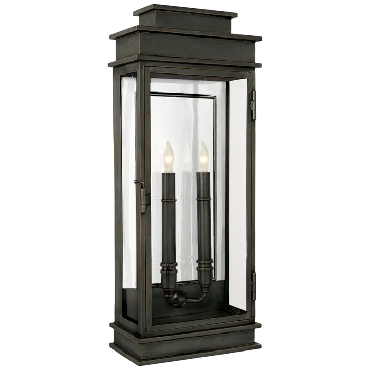 Lily Lantern Tall-Visual Comfort-VISUAL-CHO 2910BZ-Wall LightingBronze-2-France and Son