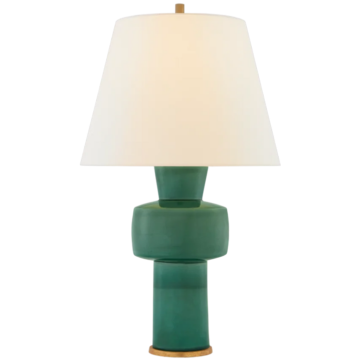 Edward Medium Table Lamp-Visual Comfort-VISUAL-CS 3656CGC-L-Table LampsCeltic Green Crackle-1-France and Son