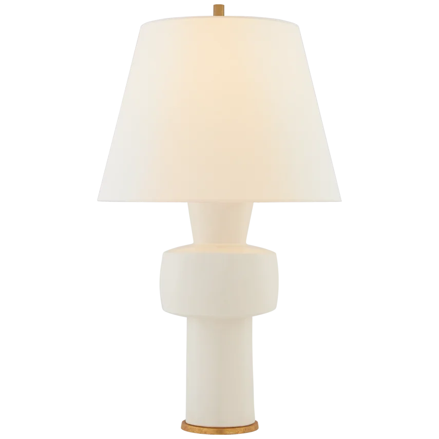 Edward Medium Table Lamp-Visual Comfort-VISUAL-CS 3656IVO-L-Table LampsIvory-3-France and Son