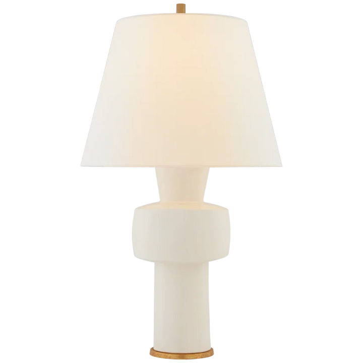 Edward Medium Table Lamp-Visual Comfort-VISUAL-CS 3656IVO-L-Table LampsIvory-3-France and Son