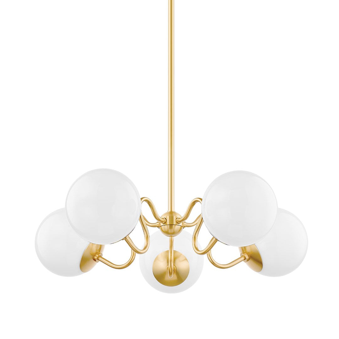 Havana - 5 Light Chandelier-Mitzi-HVL-H772805-AGB-Chandeliers-1-France and Son