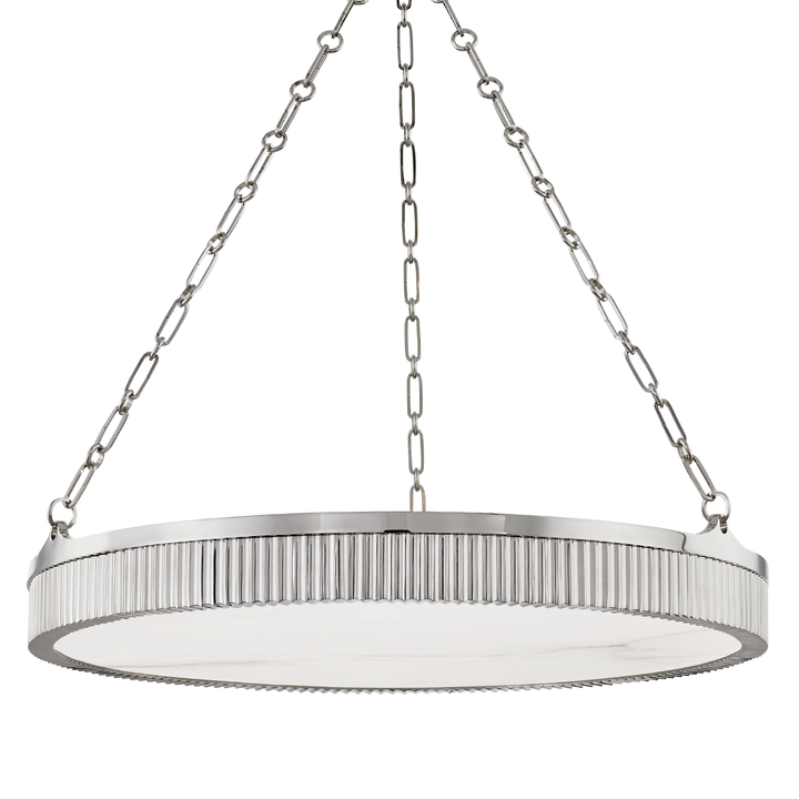 Lyden 8 Light Pendant-Hudson Valley-HVL-532-PN-PendantsPolished Nickel-4-France and Son